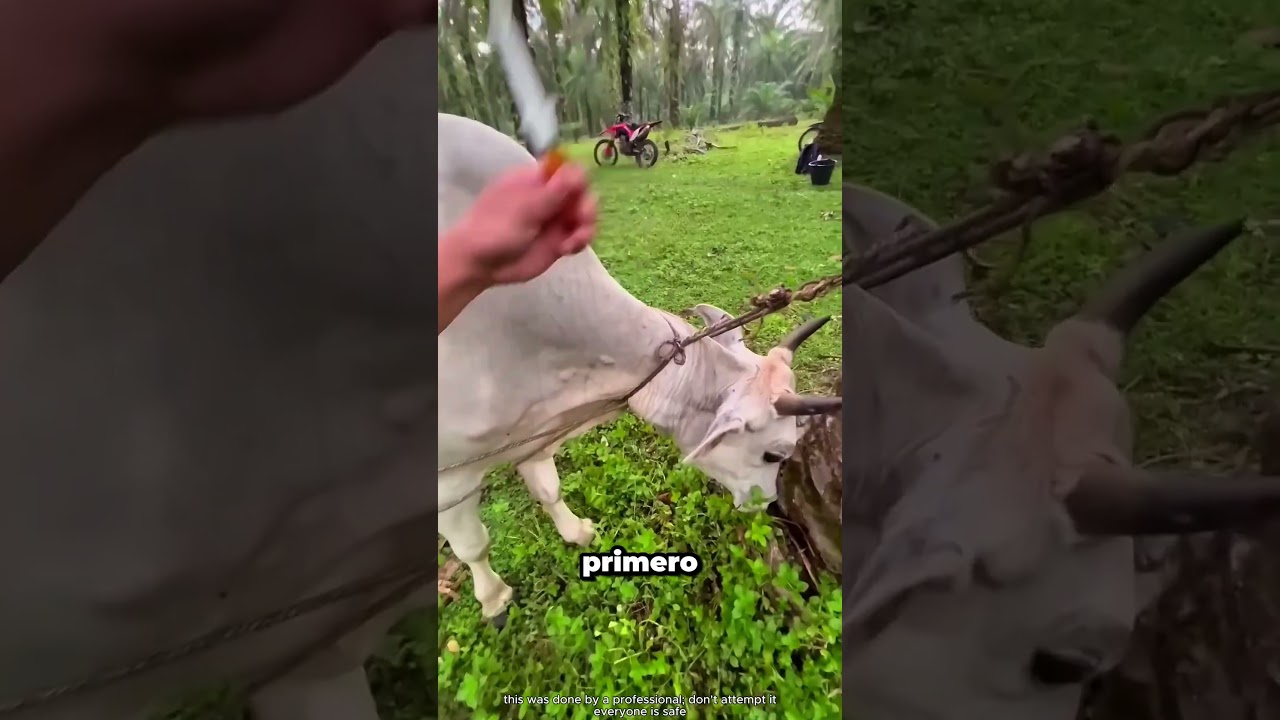 El truco secreto para vacunar vacas sin que se den cuenta