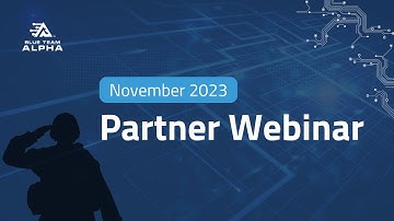 November 2023 Partner Webinar
