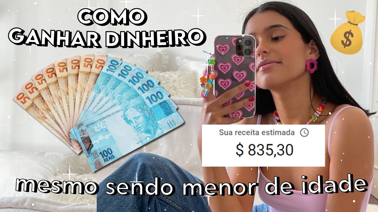 Como GANHAR DINHEIRO RÁPIDO sendo MENOR DE IDADE | RENDA EXTRA sendo jovem/adolescente 💰💵