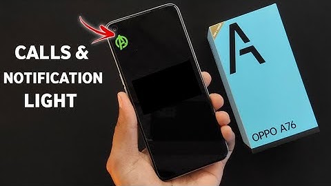 How To On Calls And Notification Light Oppo A76 | Flash For Call & Notification light | Notify Buddy