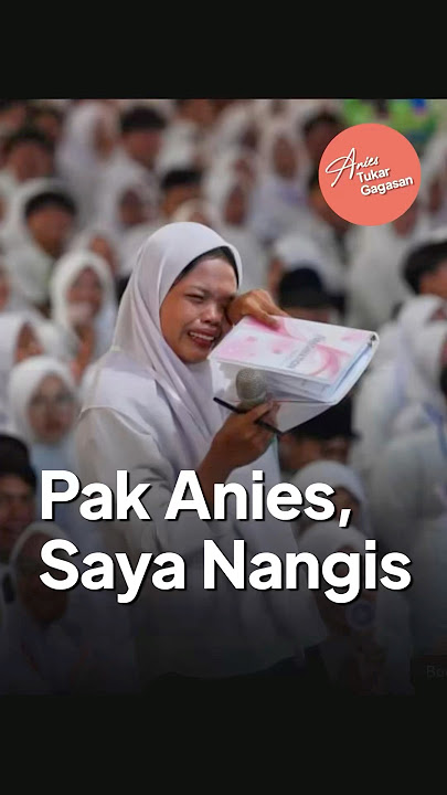 Pak Anies, Saya Nangis