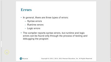 Visual Basic Chapter 2, Section 2.11 Dealing with Errors - Gaddis