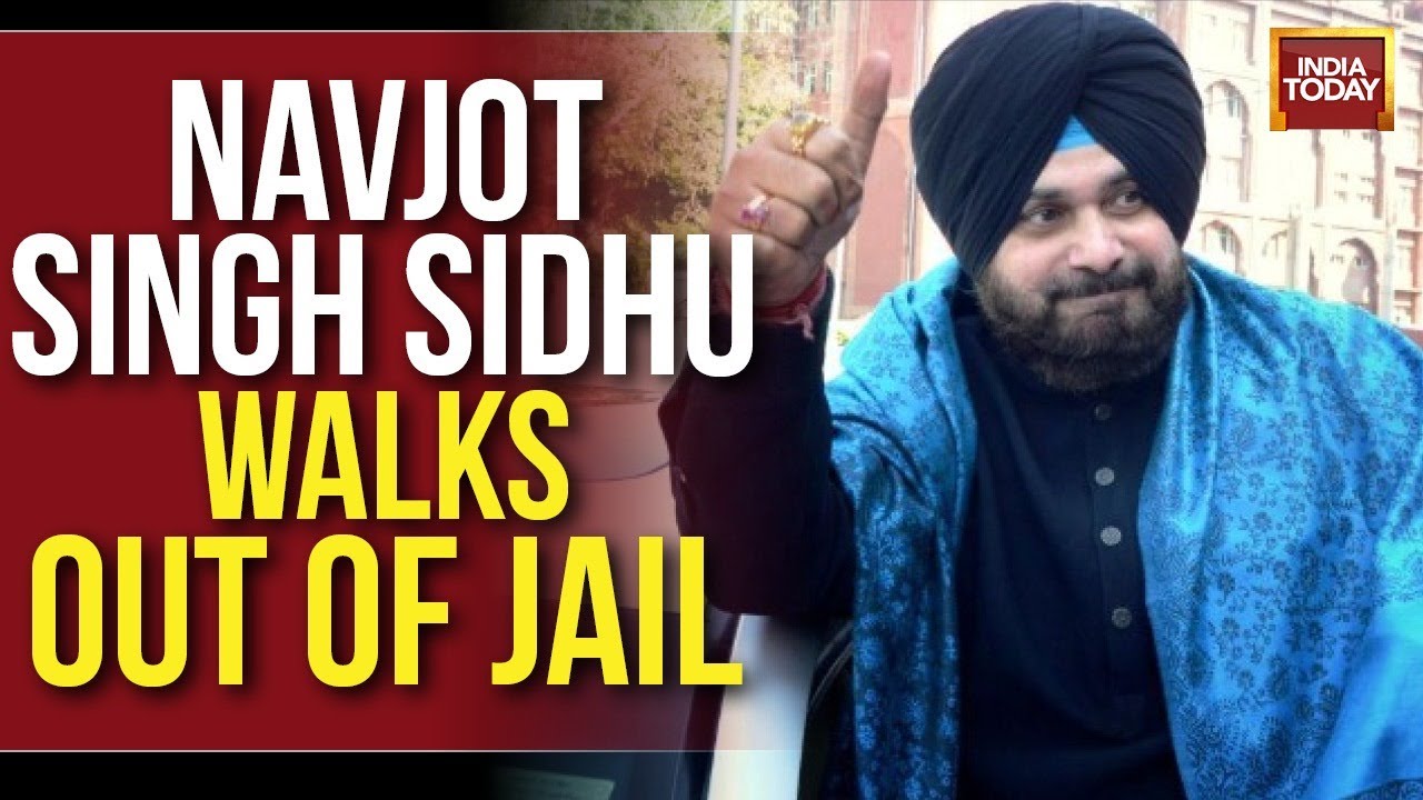 Indian Wife Navjot Videos - Watch: Navjot Singh Sidhu Walks Out Of Patiala Jail After 10 Months -  YouTube