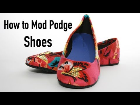 Online Class: Mod Podge Fabric Shoes