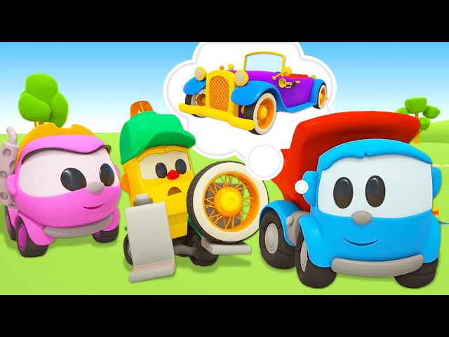 Nova amiguinha do Léo o caminhão! Novo desenho animado para crianças.  Brincando com carros 