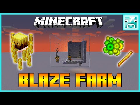 Minecraft 1 14 How To Make A Blaze Farm Tutorial Youtube