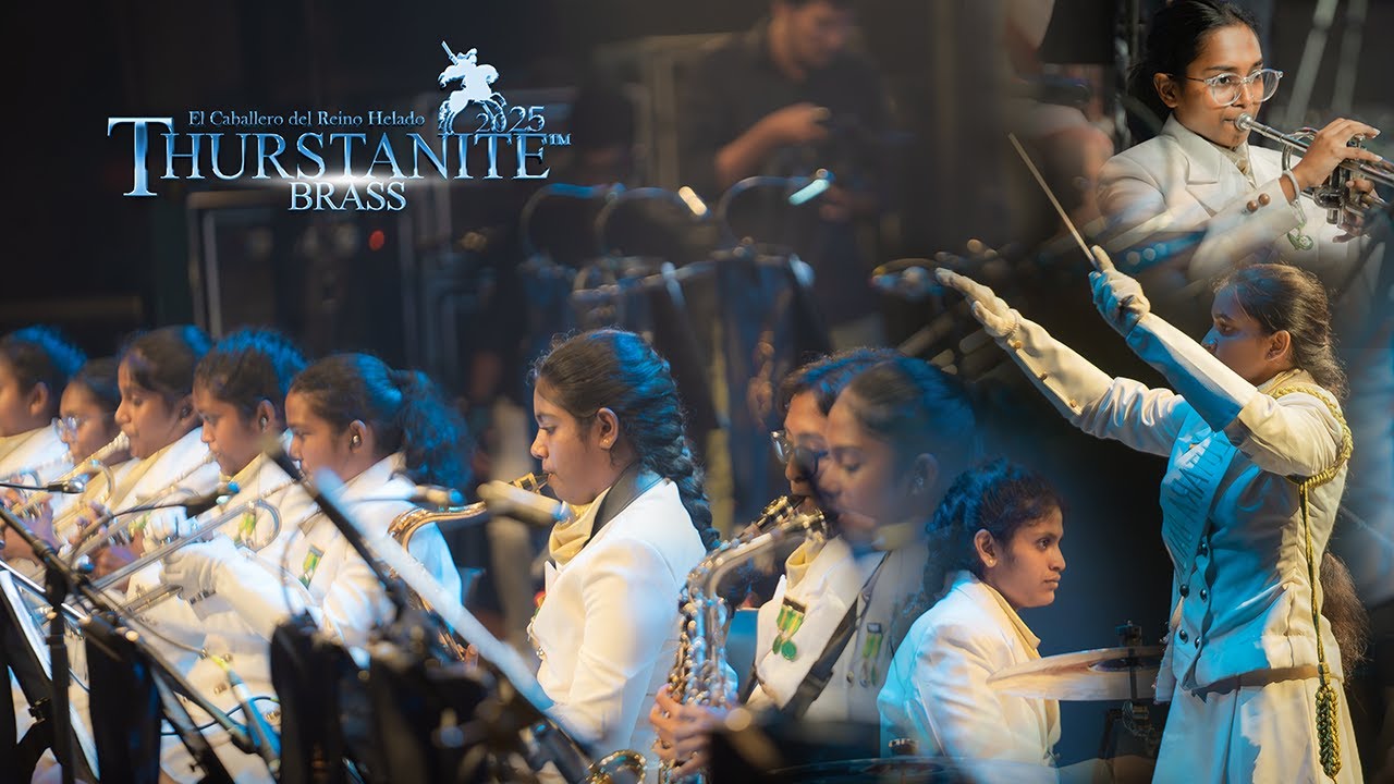 Kaluthara Balika Vidyalaya Senior Western Band performing at THURSTANITE BRASS™ 2025