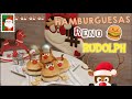 RECETA INFANTIL Navidad -🍔 Mini HAMBURGUESAS de RENO RUDOLPH 🎄🎅🏼-