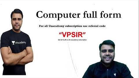 Computer Full Form (अभी तक जो NTPC मै आये और जो आगे आने वाले है)