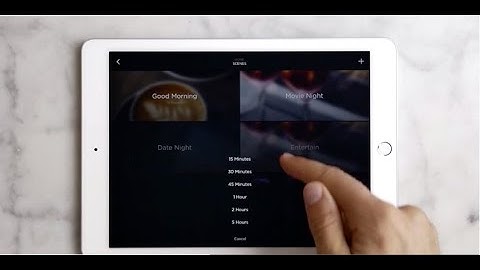Savant: Setting a Savant Scene Timer