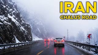 🇮🇷 CHALUS - TEHRAN Freeway: A Stunning Winter Drive