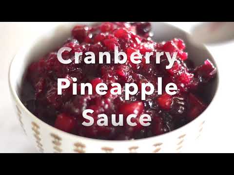 Video: Hoe Maak Je Cranberry-ananassaus Voor Vlees?