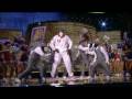 Shaq dances with jabbawockeez at all star