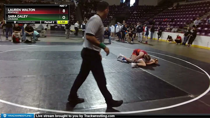 132 Lbs Quarterfinal - Lauren Walton, Kentucky Vs ...