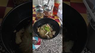 泰国式屋台豚麺・60THB@チェンマイ