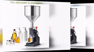 A must-have product! SucceBuy A03 5-50ml/5-100ml Manual Liquid Filling Machine Paste Bottle Filler