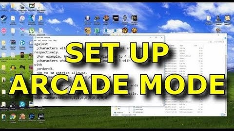 How to set up Arcade Mode in Mugen (+ VSelect Tutorial)