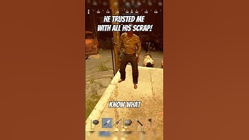 He trusted me with all his scrap in rust!  #rust #shorts #youtube #rustpc #gambling #funny