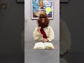 The angel got into Jesus' hair and was blown out by Jesus using a hair dryer😂#Shorts#Jesus#christ
