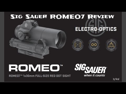 Sig Romeo7 Review - Full size bombproof red dot from Sig