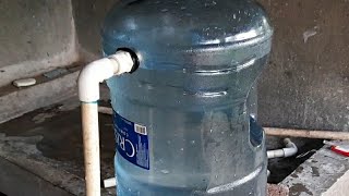Bomba de succion de agua sin usar energia electrica