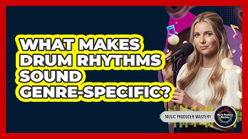 What Makes Drum Rhythms Sound Genre-Specific?