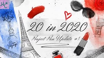 20 in 2020 Project Pan - Update #1