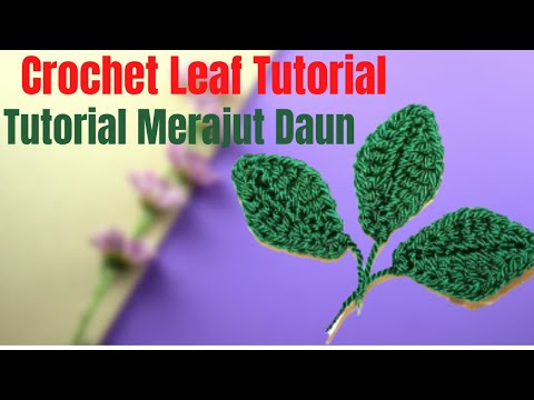 Video: Cara Merajut Daun