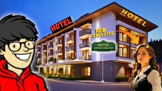 I HIRED A EMPLOYEE FOR MY LUXURY HOTEL || Hotel Business Simulator #2