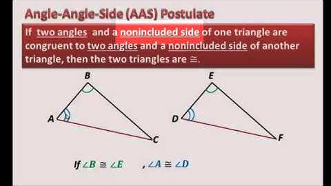 Chapter 4 Section 3 Triangle Congruence By AAS and ASA