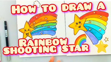 How to draw a shooting star ✨🌠