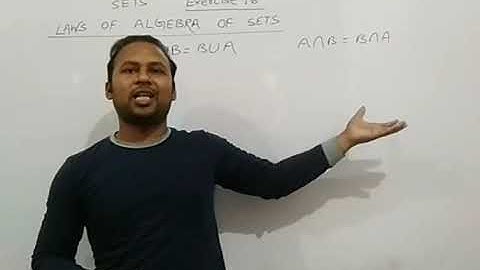 Class XI, Maths, Sets, Laws of Algebra of Sets, RD Sharma, exercise 1.6