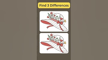 Find 3 differences#680 #shortvideo #puzzlelover #study