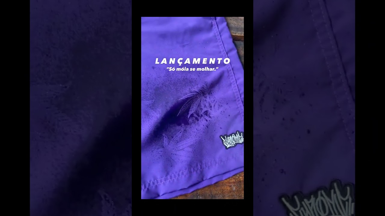 Bermuda Praiana Chronic 420 "Só Moia Se Molhar"