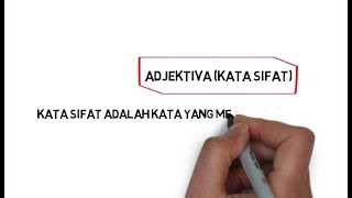 adjektiva bahasa Indonesia pengertian dan contoh kata sifat