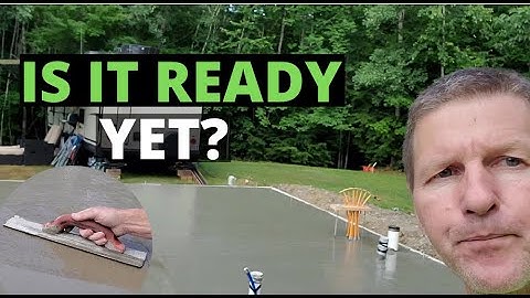 When To Start Finishing Concrete After Pouring (Troweling & Broom Finishes)