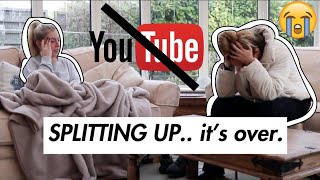 TELLING MY BFF IM QUITTING OUR YOUTUBE CHANNEL.. ULTIMATE PRANK | syd and ell