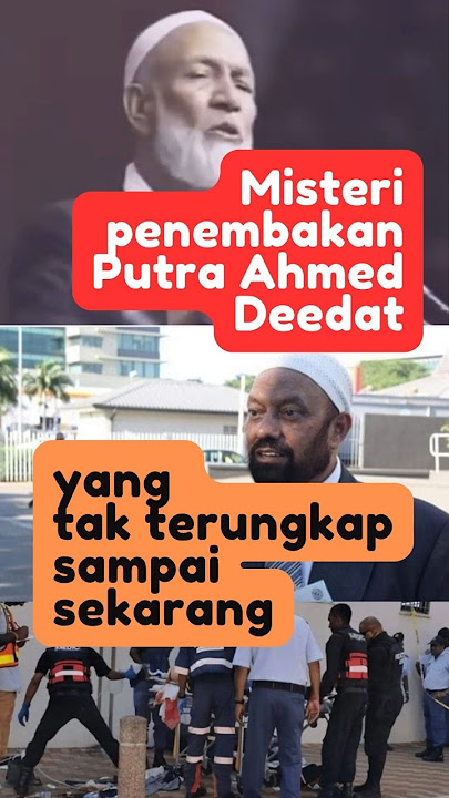 Putra Ahmed Deedat yang dibungkam Selamanya. #dakwahislam #ceramahislam