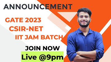 BATCH ANNOUNCEMENT || IIT JAM MATHEMATICS BATCH-2 || CSIR-NET || GATE