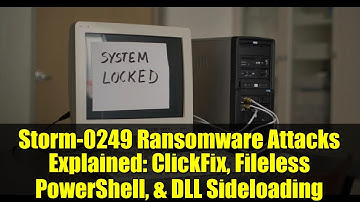 Storm-0249 Ransomware Attacks Explained: ClickFix, Fileless PowerShell, & DLL Sideloading