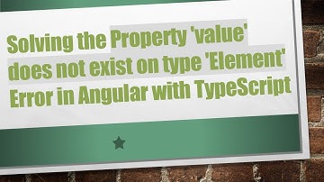 Solving the Property 