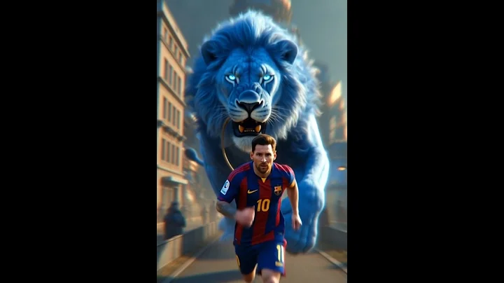 Messi Neymar Mbappe's lion vs Ronaldo's Devil horse #football #neymar #messi #ronaldo