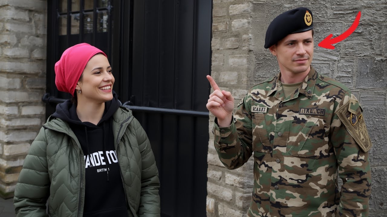 RUDE LADY Told to Leave by Army Officer and Armed Police