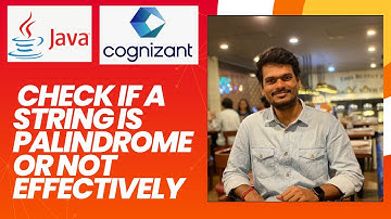 Java Program to Check if a String is Palindrome or Not | Java Interview Question