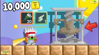 SPENDING 10,000 WLS TO GACHA TONS SKULL LAUNCHER (MUTATED SEED)!! in GROWTOPIA