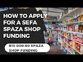 How to apply for r15 00000 sefa spaza shop funding r15 00000 funding