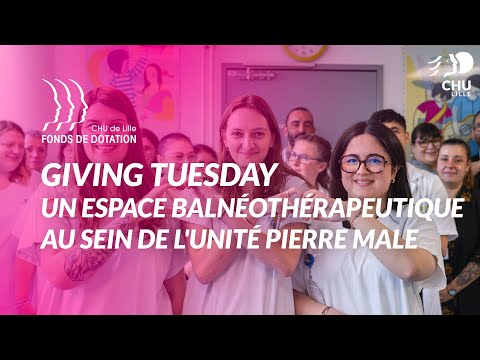 Giving Tuesday: the project for a balneotherapy space within the Pierre Male unit
