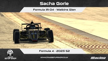 iRacing - 23S2 - Formula iR-04 - Formula 4 - Watkins Glen - SG