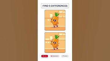 Only 10% Can Find All 5 Differences | Visual Puzzle Challenge #shorts