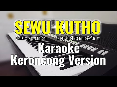 SEWU KUTO Karaoke Nada Rendah Pria || DIDI KEMPOT ||